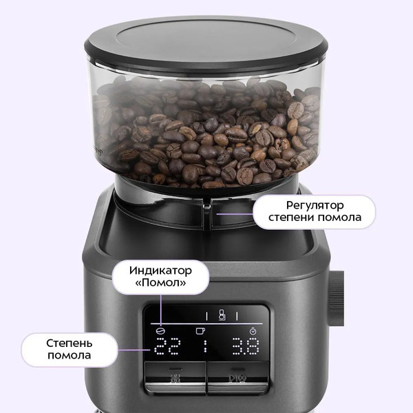 Изображение товара Кофемолка Kitfort КТ-7555