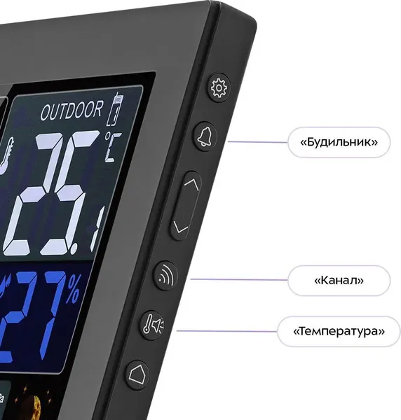 Изображение товара Метеостанция цифровая Kitfort КТ-3734