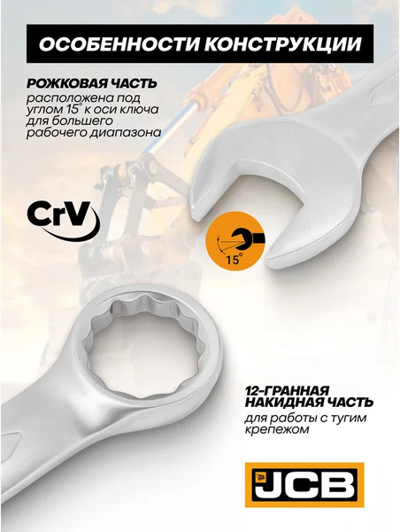 Изображение товара Набор ключей JCB 5061P (61 293)