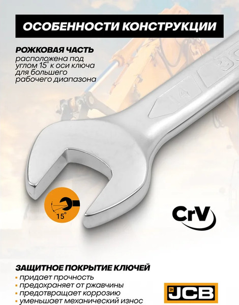 Изображение товара Набор ключей JCB 5103P (61295)