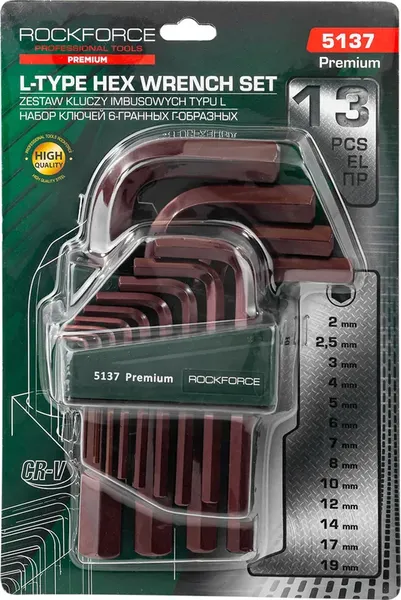 Изображение товара Набор ключей RockForce RF-5137 Premium (61351)