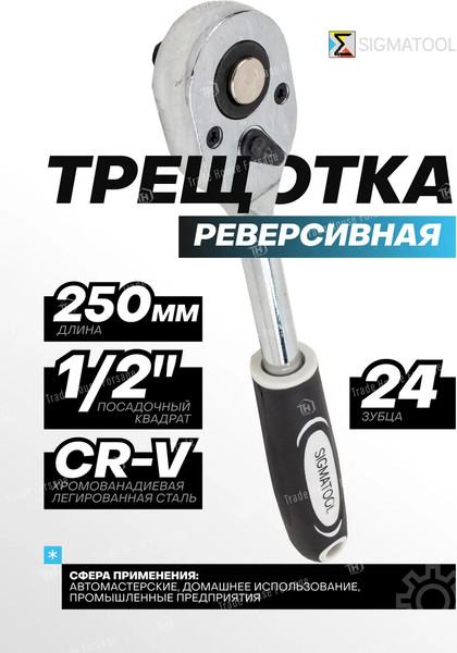 Изображение товара Трещотка Sigmatool 80249 (61 462)