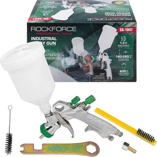 Изображение товара Пневматический краскопульт RockForce RF-SG-1047 (61 586)