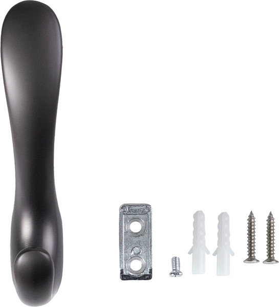 Изображение товара Крючок для одежды AKS Roma двухрожковый (графит)