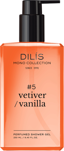 Изображение товара Гель для душа Dilis Parfum Vetiver/Vanilla Парфюмированный (250мл)