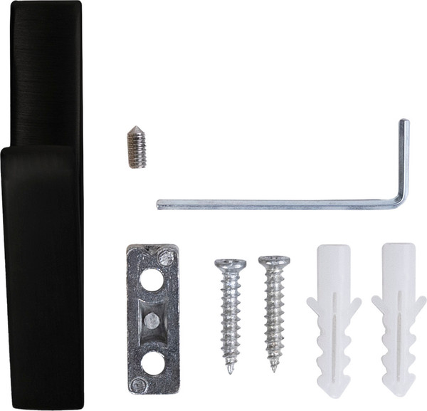 Изображение товара Крючок для одежды AKS Fix (черный матовый)