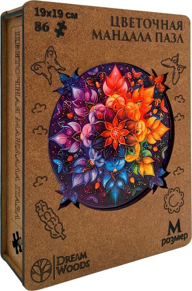Изображение товара Пазл Dream Woods Мандала Цветочная / P-065