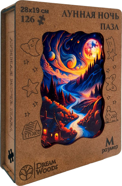 Изображение товара Пазл Dream Woods Лунная Ночь / P-078
