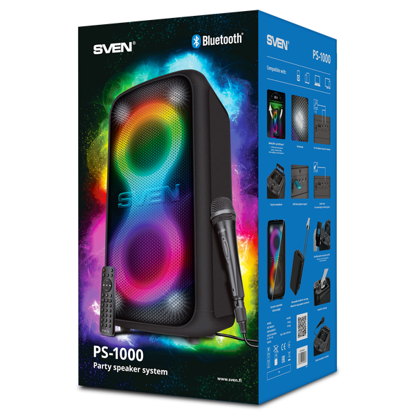 Изображение товара Портативная колонка Sven PS-1000