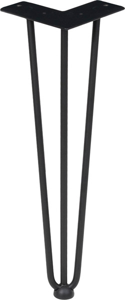 Изображение товара Опора мебельная AKS Flash h410 без саморезов (черный)