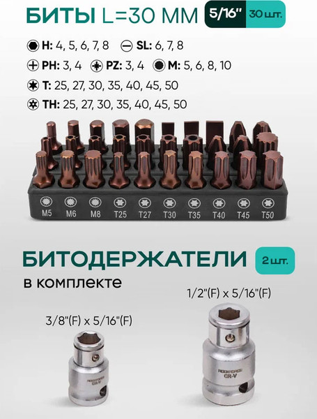 Изображение товара Универсальный набор инструментов RockForce RF-38841 Premium (62025)