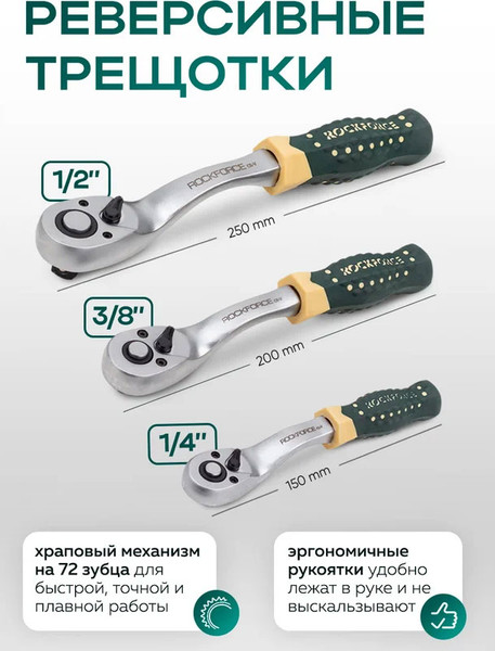 Изображение товара Универсальный набор инструментов RockForce RF-38841 Premium (62025)