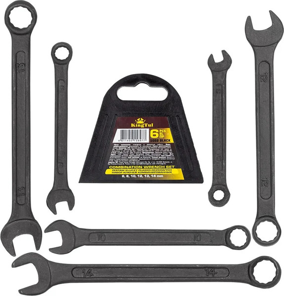 Изображение товара Набор ключей KingTul KT-5068 Black (62046)