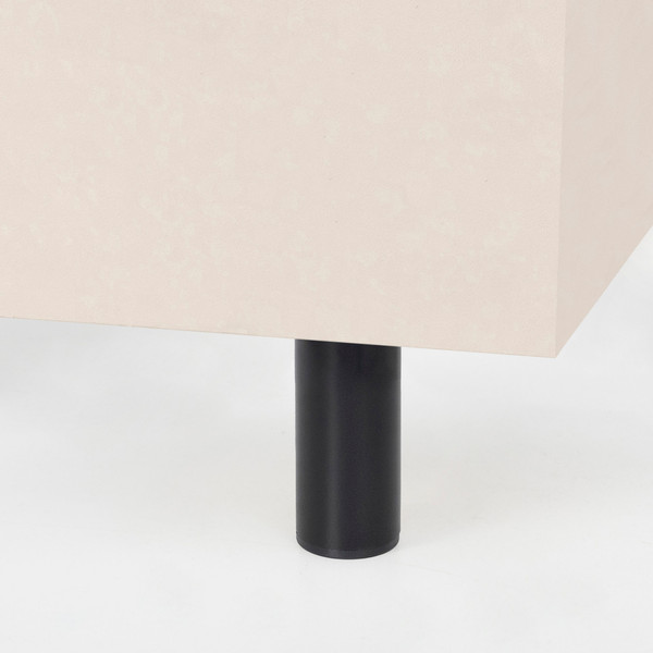 Изображение товара Опора мебельная AKS Dap-77 h100 с регулировкой (черный матовый)