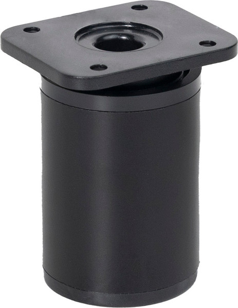 Изображение товара Опора мебельная AKS Dap-77 h60 с регулировкой (черный матовый)