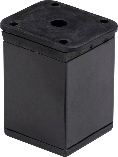 Изображение товара Опора мебельная AKS Dakp-27 h150 с регулировкой (черный матовый)