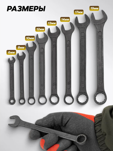 Изображение товара Набор ключей KingTul KT-5086 Black (62048)