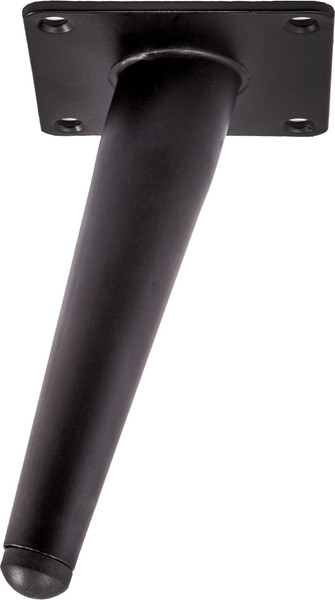 Изображение товара Опора мебельная AKS конусная h150 наклонная (черный)