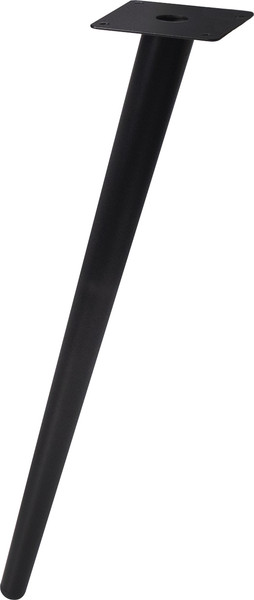 Изображение товара Опора мебельная AKS конусная h420 наклонная (черный)