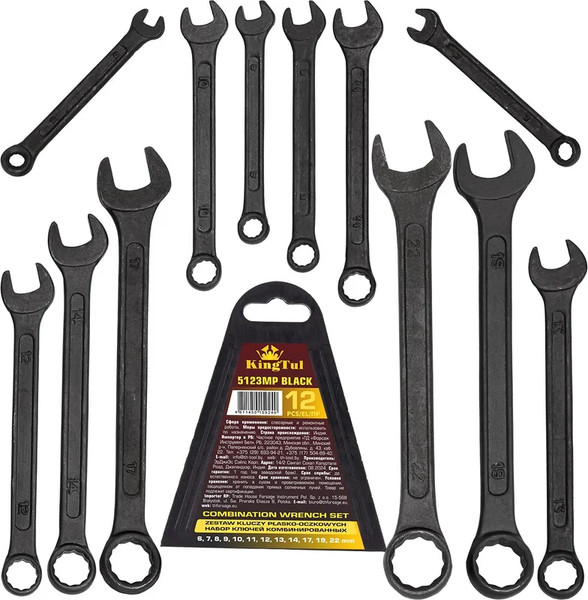 Изображение товара Набор ключей KingTul KT-5123MP Black (62052)