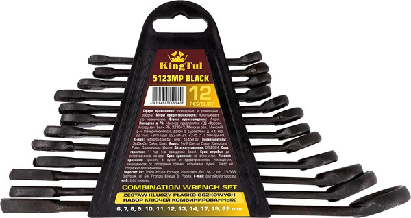 Изображение товара Набор ключей KingTul KT-5123MP Black (62052)