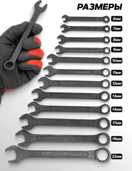 Изображение товара Набор ключей WMC Tools WMC-5123MP Black (62 053)