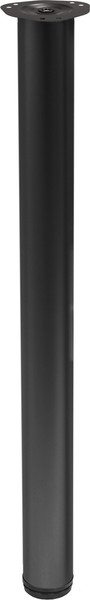 Изображение товара Опора мебельная AKS круглая d60 h1100 винт М10 (черный)