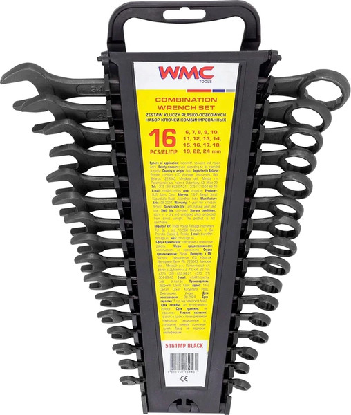 Изображение товара Набор ключей WMC Tools WMC-5161MP Black (62 057)