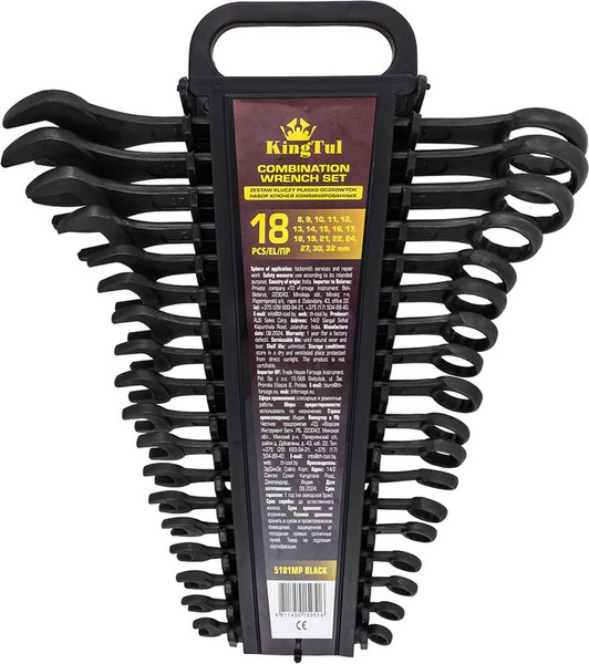 Изображение товара Набор ключей KingTul KT-5181MP Black (62058)