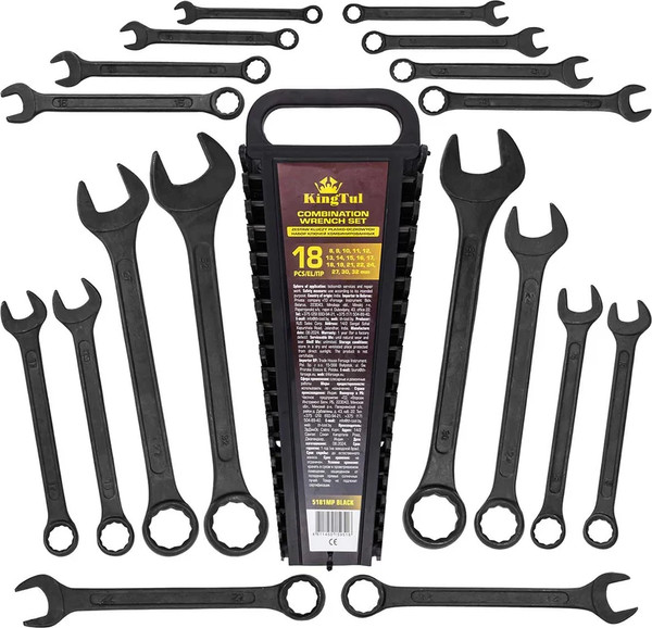 Изображение товара Набор ключей KingTul KT-5181MP Black (62058)