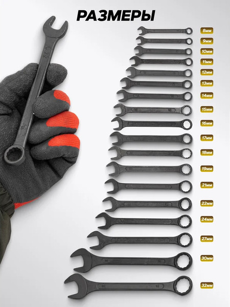 Изображение товара Набор ключей KingTul KT-5181MP Black (62058)