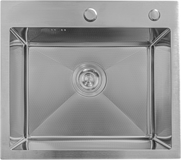 Изображение товара Мойка кухонная Astir Decor Satin 50x44 (с сифоном, дозатором и коландером)