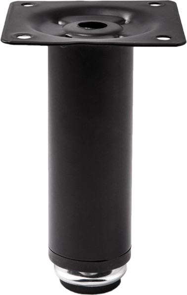 Изображение товара Опора мебельная AKS D-150 h150 с регулировкой (черный матовый)