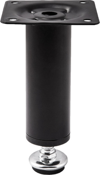 Изображение товара Опора мебельная AKS D-150 h150 с регулировкой (черный матовый)