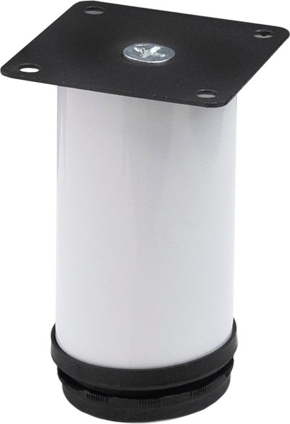 Изображение товара Опора мебельная AKS d50 h100 с регулировкой (белый)