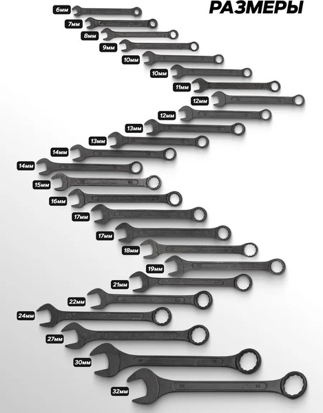 Изображение товара Набор ключей WMC Tools WMC-5261PD Black (62 067)