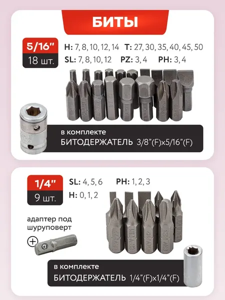 Изображение товара Универсальный набор инструментов ForceKraft FK-4821-8 (62155)