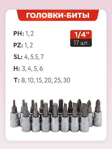Изображение товара Универсальный набор инструментов ForceKraft FK-4941-8 (62156)