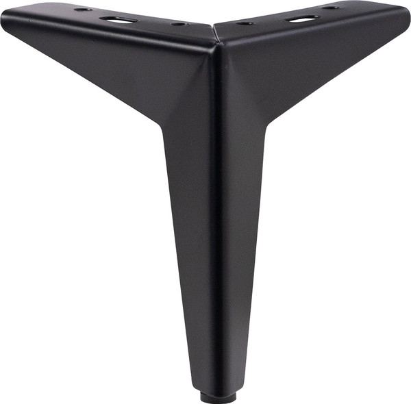 Изображение товара Опора мебельная AKS Helly h130 угловая (черный матовый)