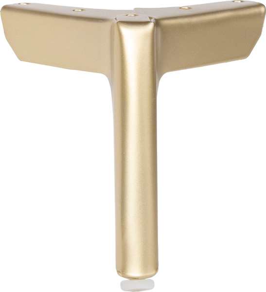 Изображение товара Опора мебельная AKS Triada h120 угловая (брашированное золото)