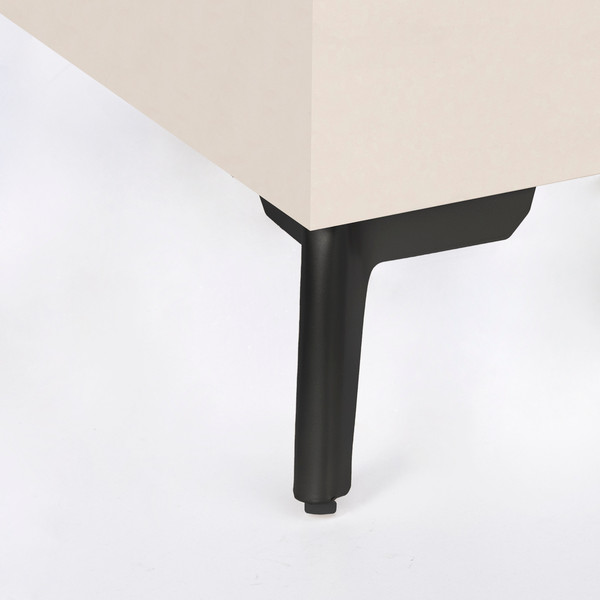 Изображение товара Опора мебельная AKS Triada h120 угловая (черный матовый)