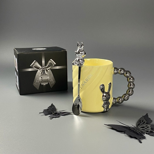 Изображение товара Кружка с ложкой Lenardi 315-070