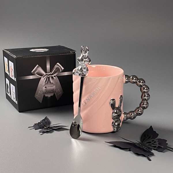 Изображение товара Кружка с ложкой Lenardi 315-071