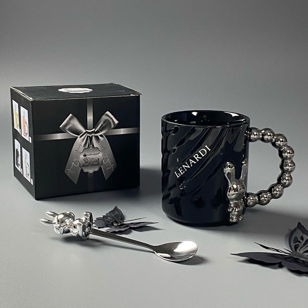 Изображение товара Кружка с ложкой Lenardi 315-072