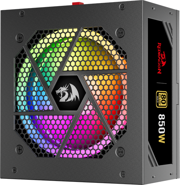 Изображение товара Блок питания для компьютера Redragon RGPS-850W RGB / 70655