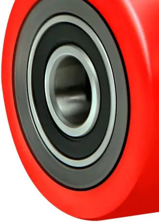 Изображение товара Ролик для тележки складской Longway PU 80х60