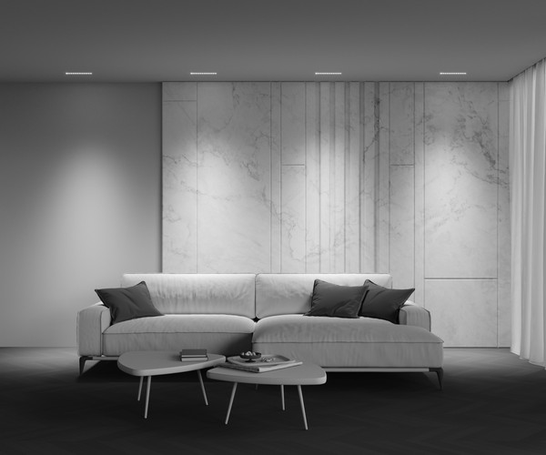 Изображение товара Точечный светильник Maytoni Points DL065-20W3-6K-TRS-W