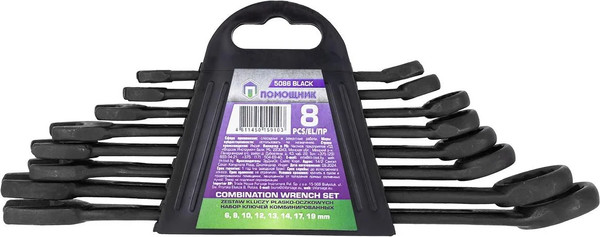 Изображение товара Набор ключей Помощник 5086 Black (62084)