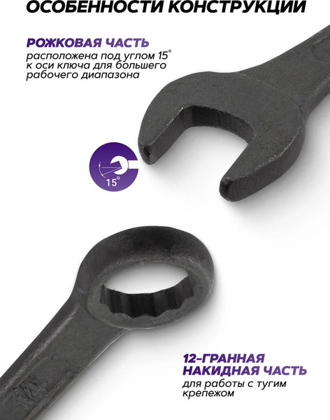 Изображение товара Набор ключей Помощник 5086 Black (62084)