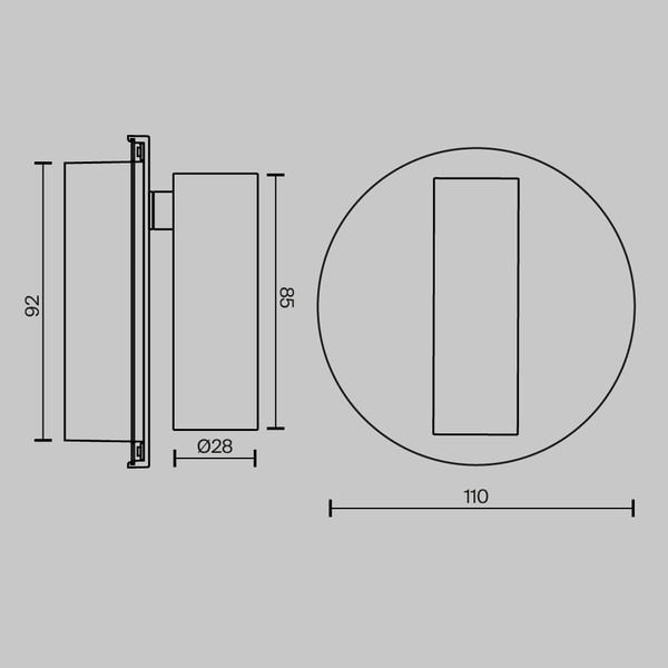 Изображение товара Бра Maytoni Ego C176WL-9W-2.7-4K-B